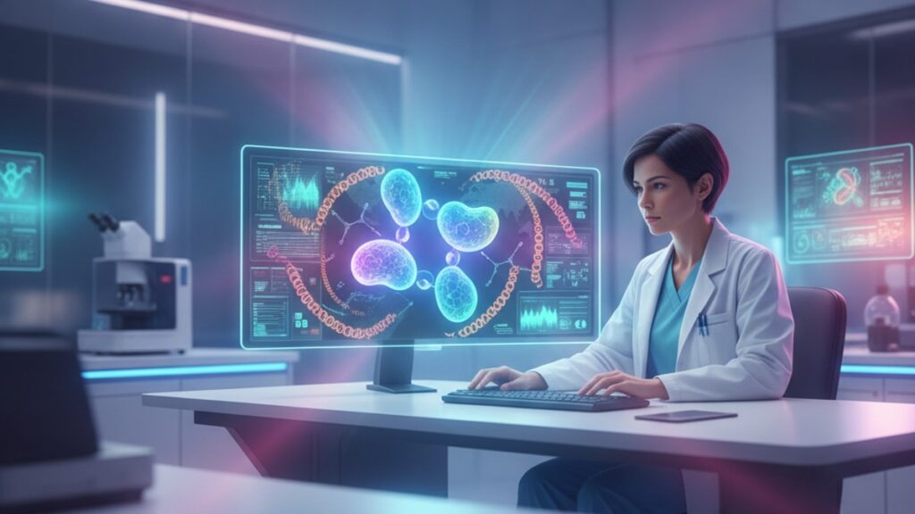 mitochondrial peptides research - Professional illustration