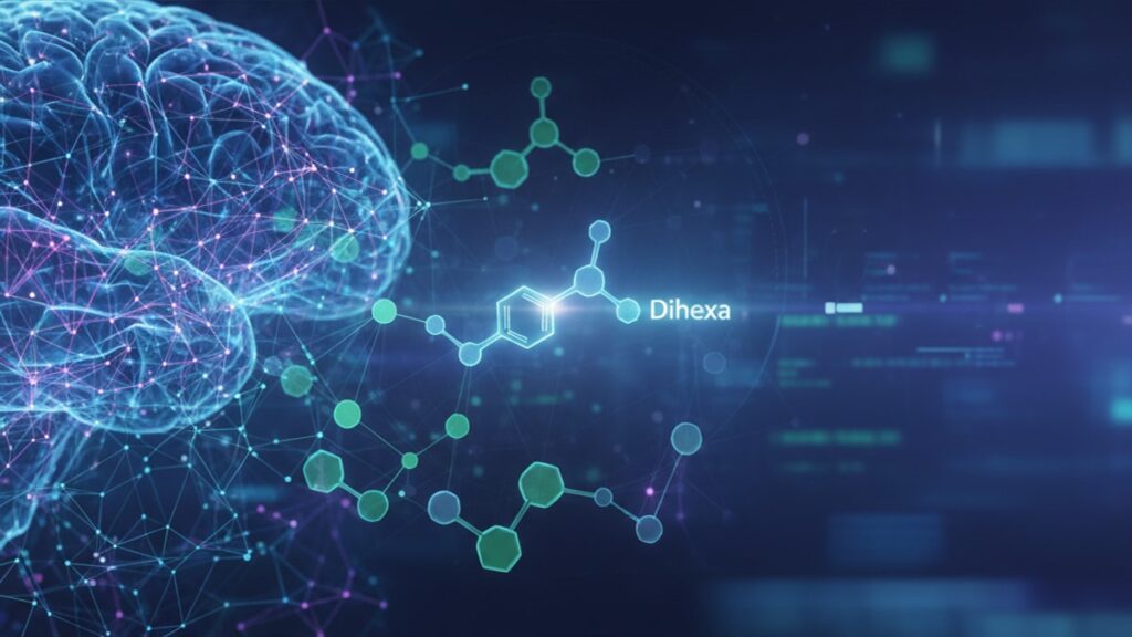 dihexa metabolism research - Professional illustration