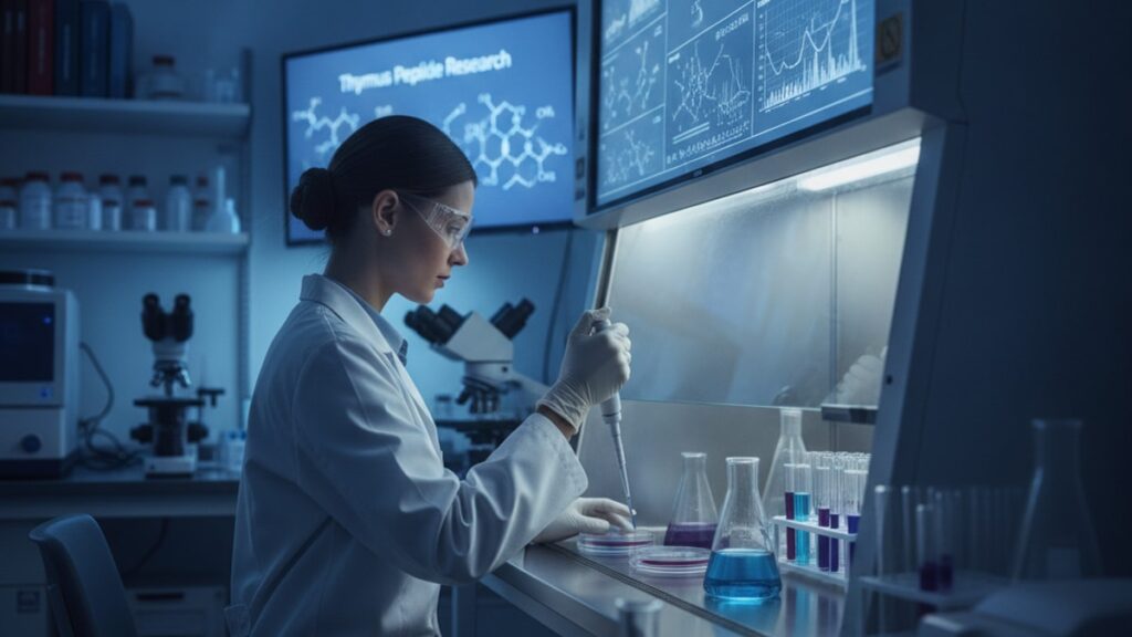 does thymalin work for thymus peptide research - Professional illustration