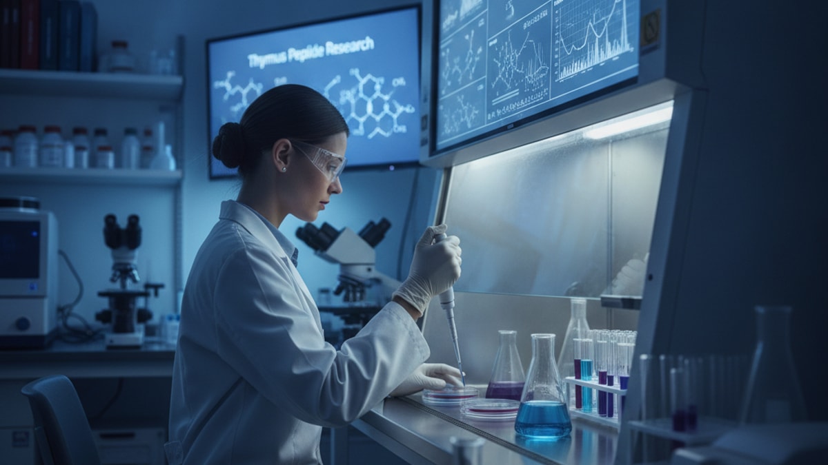 does thymalin work for thymus peptide research - Professional illustration