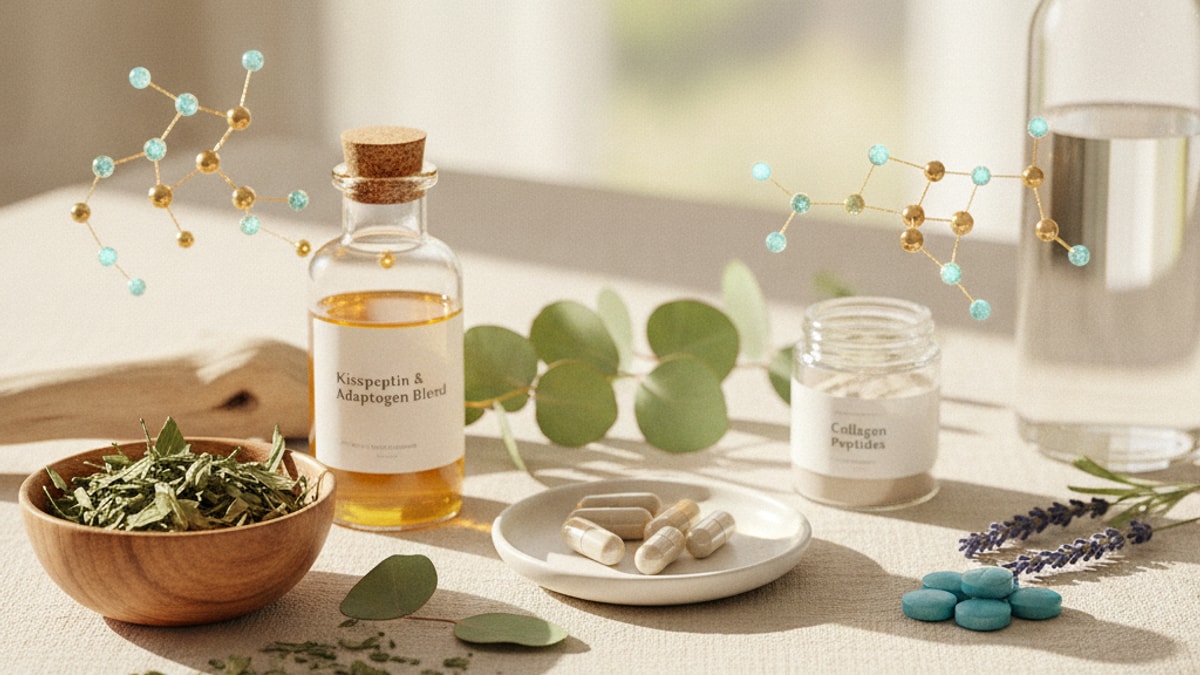 can kisspeptin be combined with other peptides - Professional illustration
