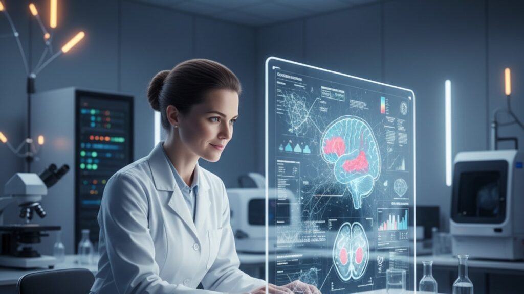 cerebrolysin studied alzheimer's research - Professional illustration
