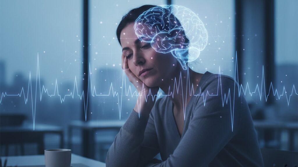 dsip shift work sleep disorder mechanism - Professional illustration