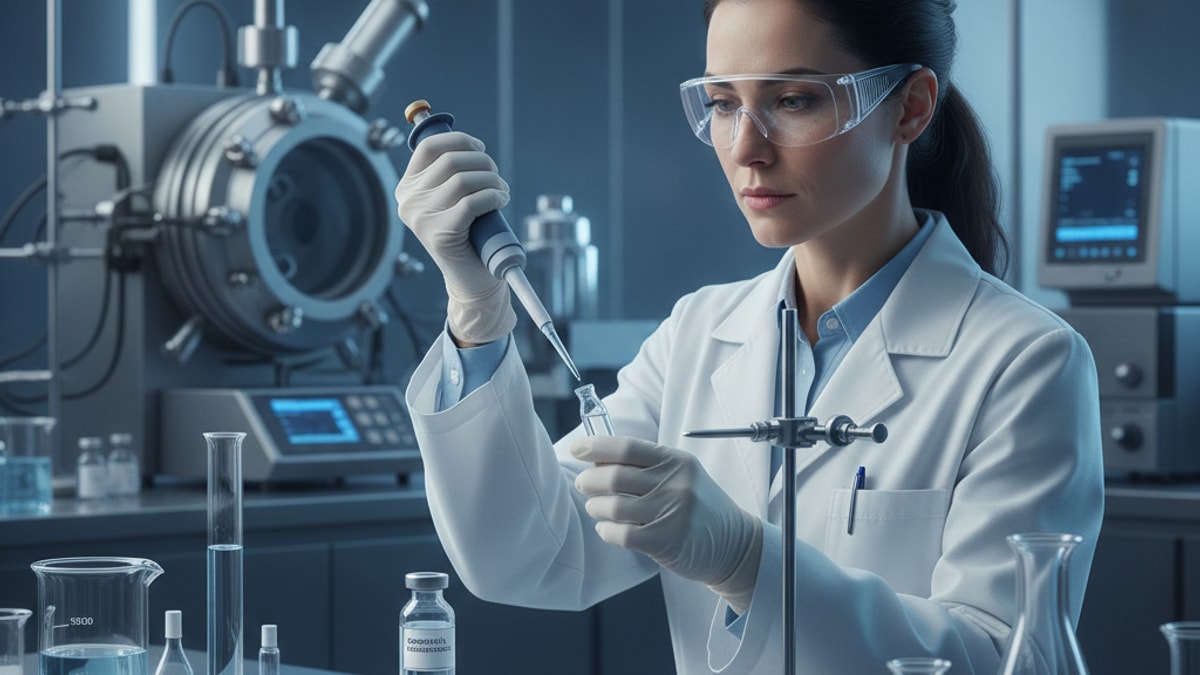 how concentrated should sermorelin be for research - Professional illustration
