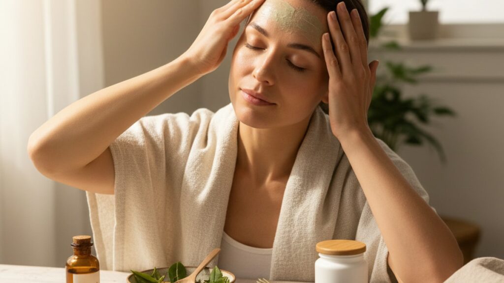 kpv for scalp inflammation - Professional illustration
