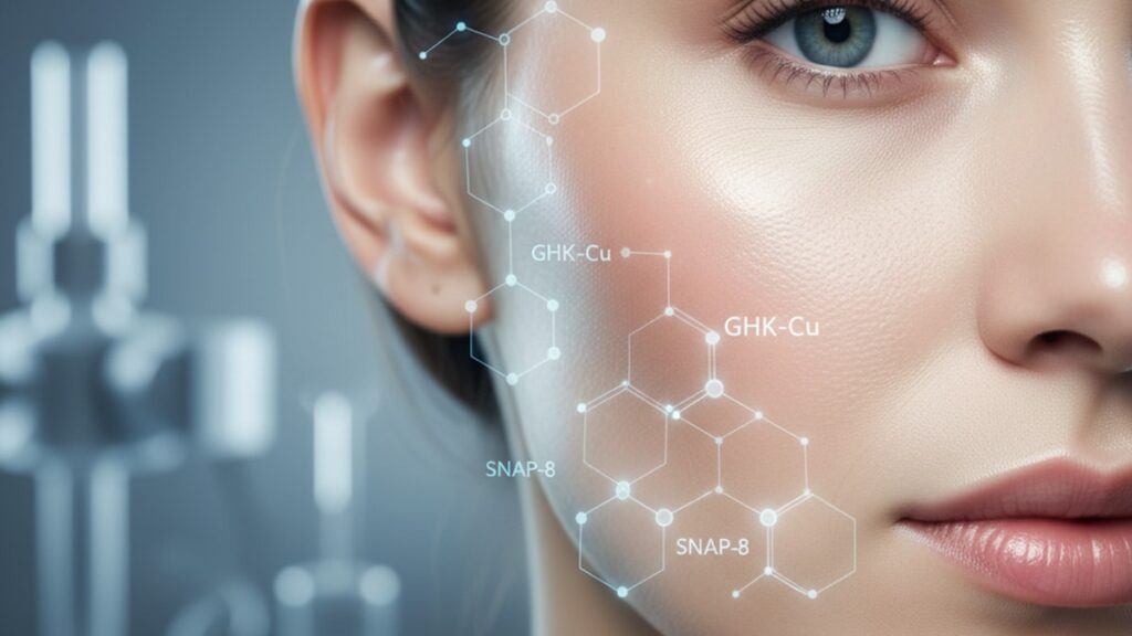 ghk-cu snap-8 protocol skin research - Professional illustration