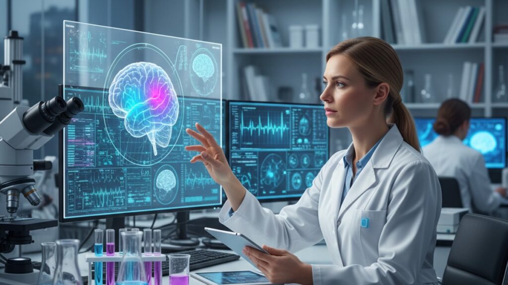 does semax amidate help tbi research - Professional illustration