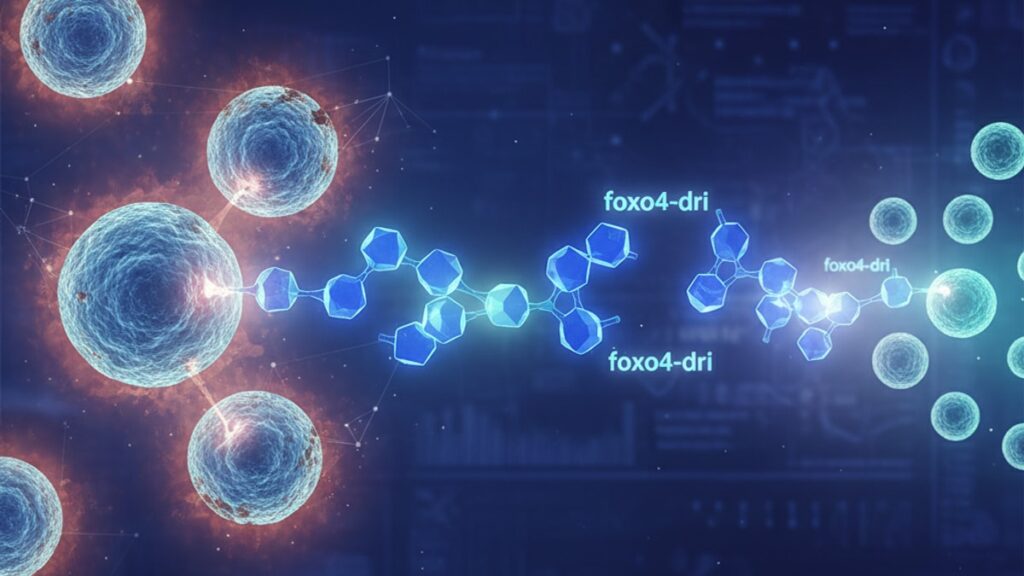 foxo4-dri for cellular senescence research - Professional illustration