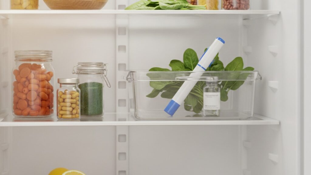 what temperature should retatrutide be stored at - Professional illustration