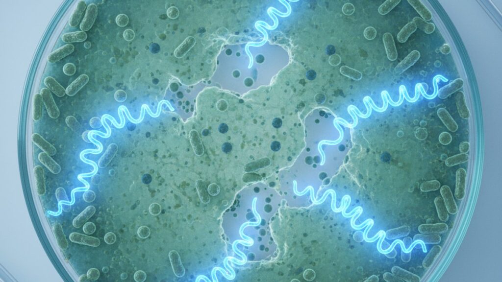 ll-37 biofilm research mechanism - Professional illustration