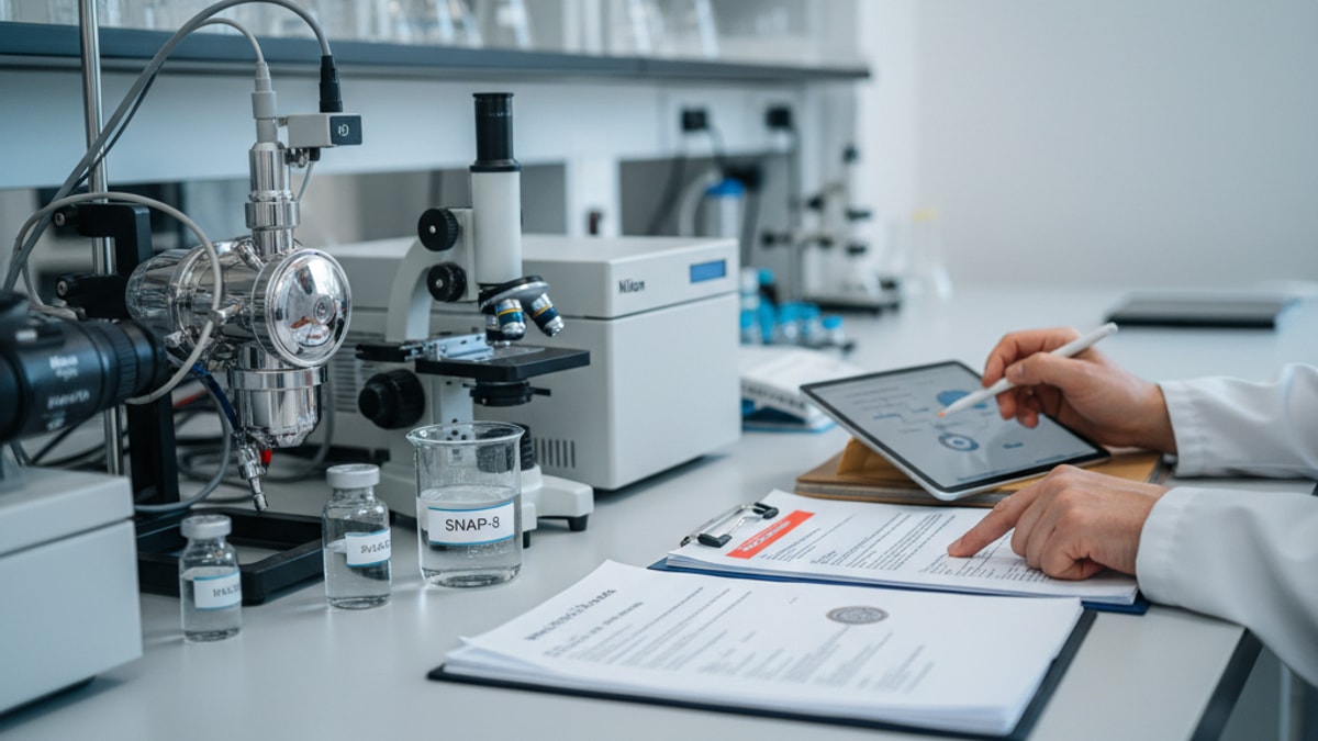 is snap-8 legal to purchase for research - Professional illustration