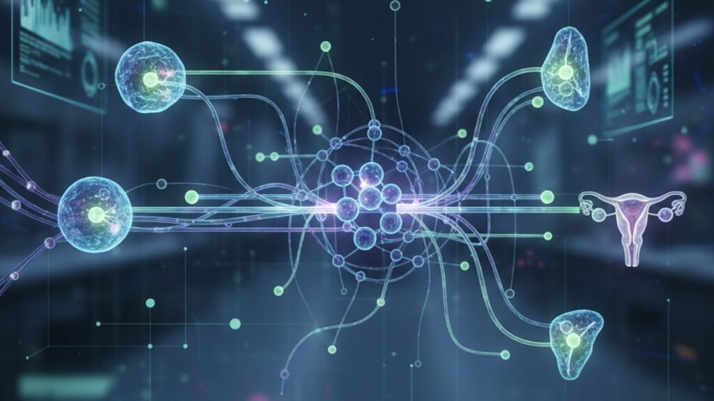 kisspeptin fertility research mechanism - Professional illustration