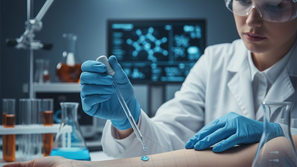 how is ghk-cu cosmetic typically administered in research - Professional illustration