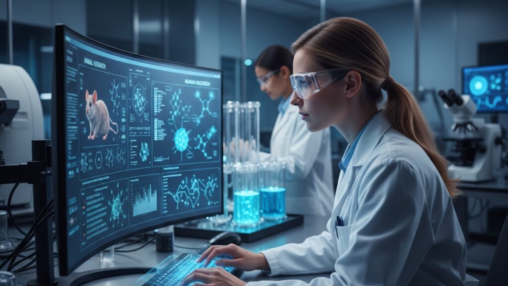 follistatin-344 animal vs human research - Professional illustration