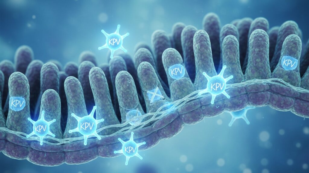 kpv intestinal permeability mechanism - Professional illustration