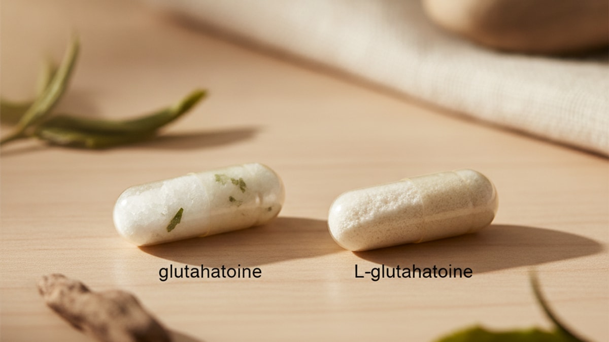 is glutathione better than l-glutathione - Professional illustration