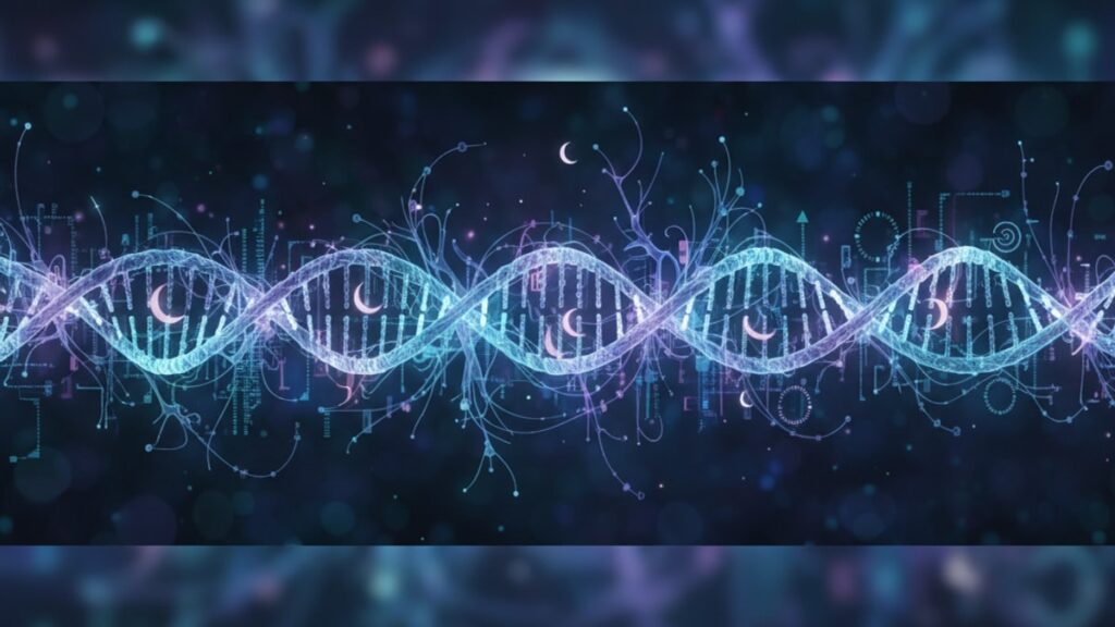 melatonin gene expression - Professional illustration