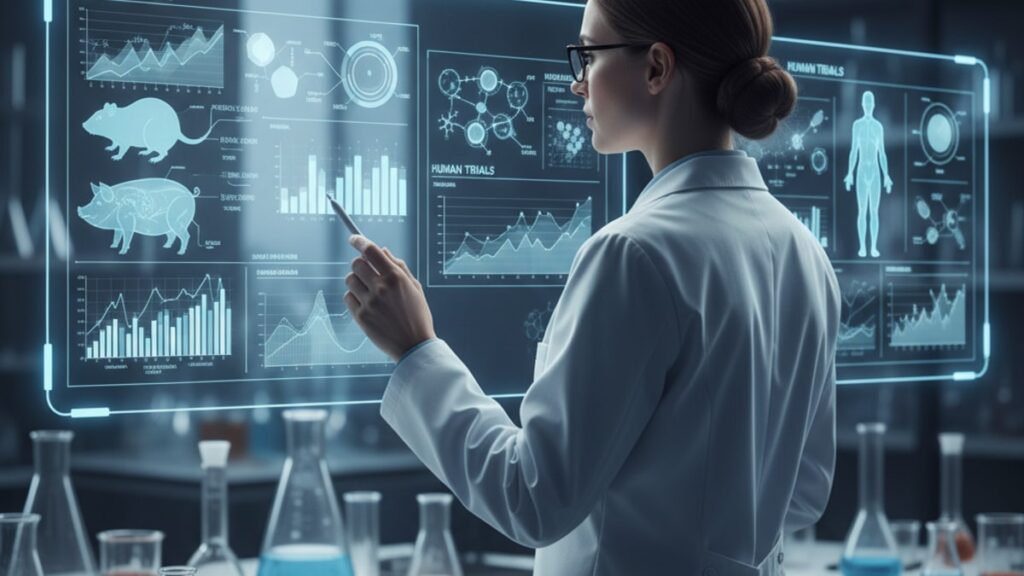 bpc-157 animal vs human research - Professional illustration
