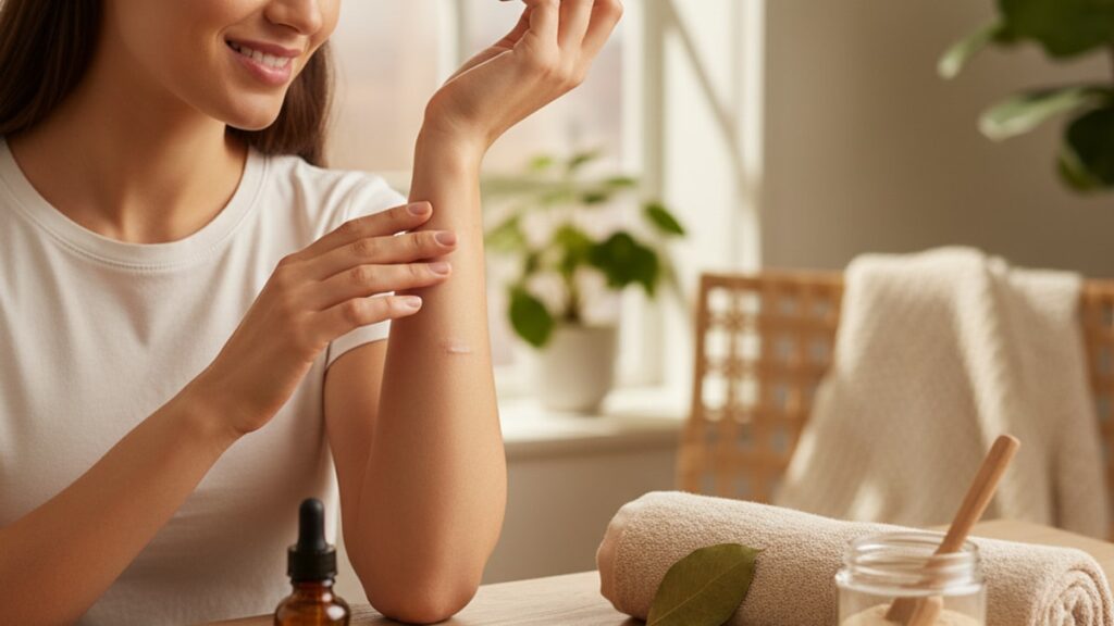 does tb-500 help scar healing - Professional illustration