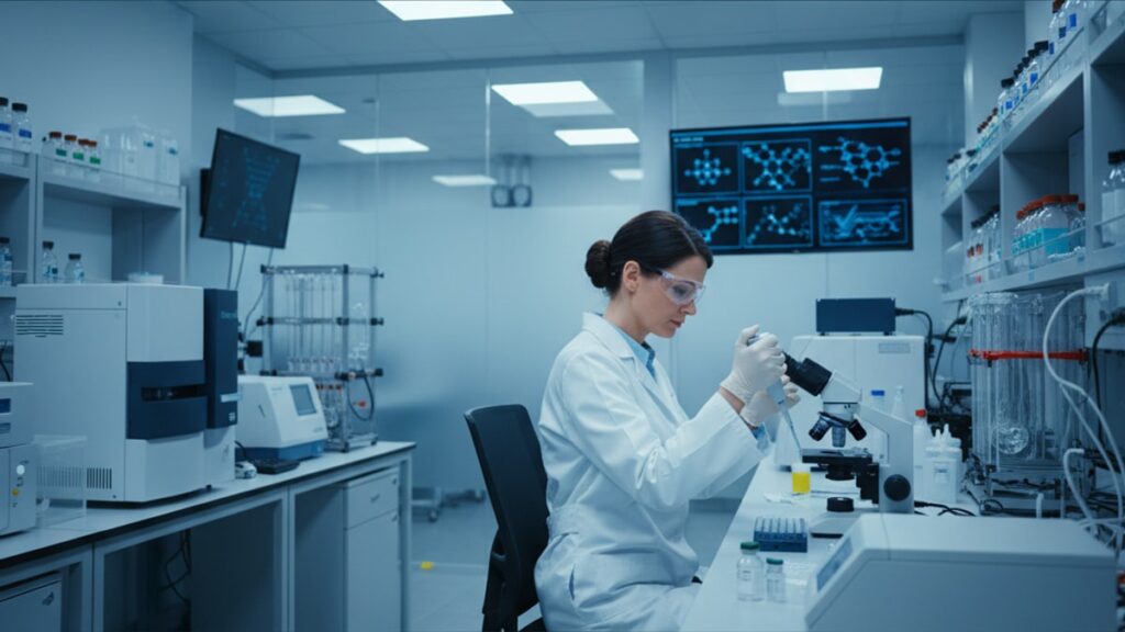 bac water metabolism research - Professional illustration