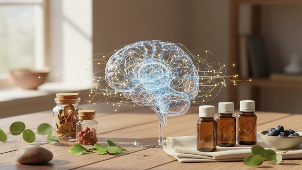 stacking semax amidate dihexa memory research - Professional illustration