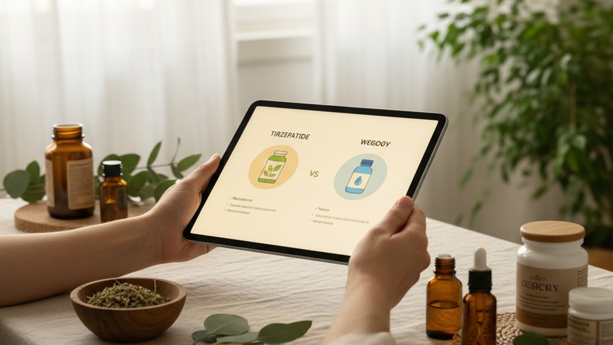 tirzepatide differs from wegovy - Professional illustration