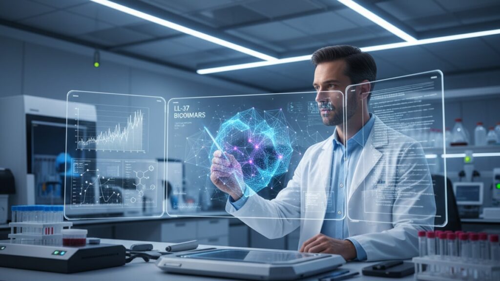 ll-37 biomarkers - Professional illustration