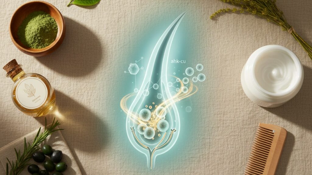 ahk-cu alopecia areata mechanism - Professional illustration