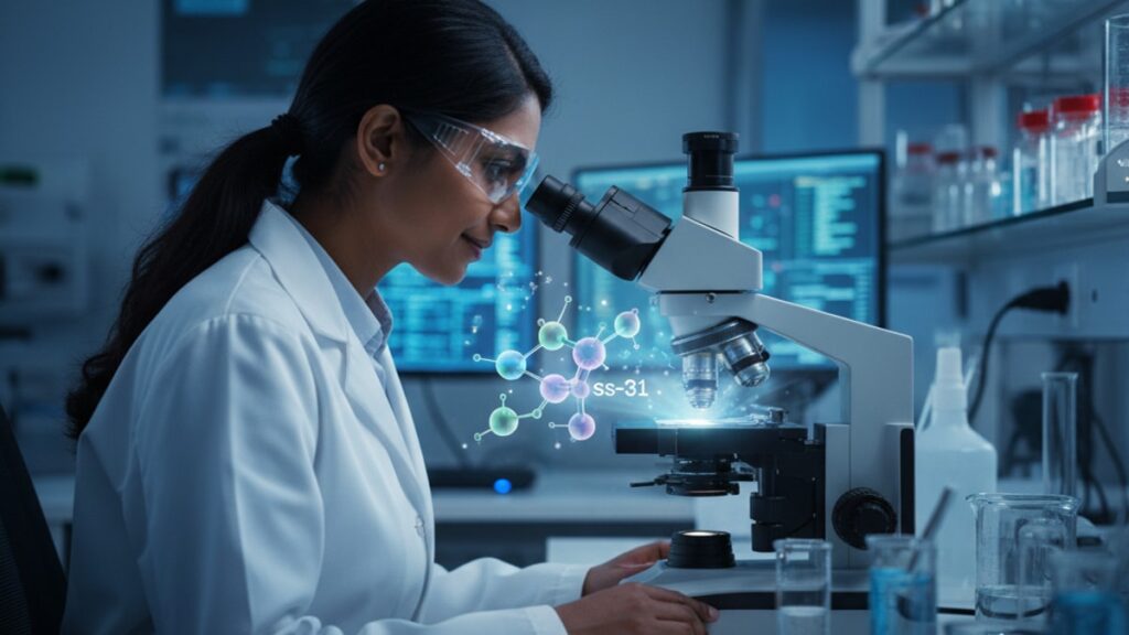 ss-31 receptor pharmacology - Professional illustration