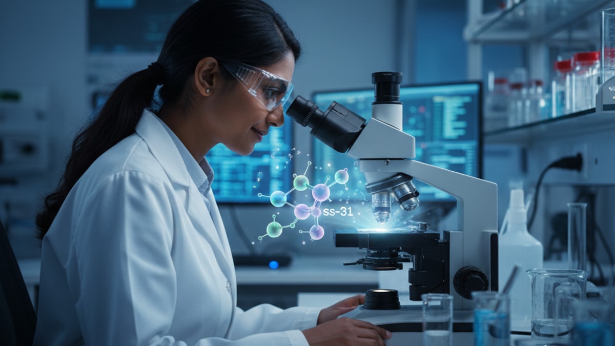 ss-31 receptor pharmacology - Professional illustration