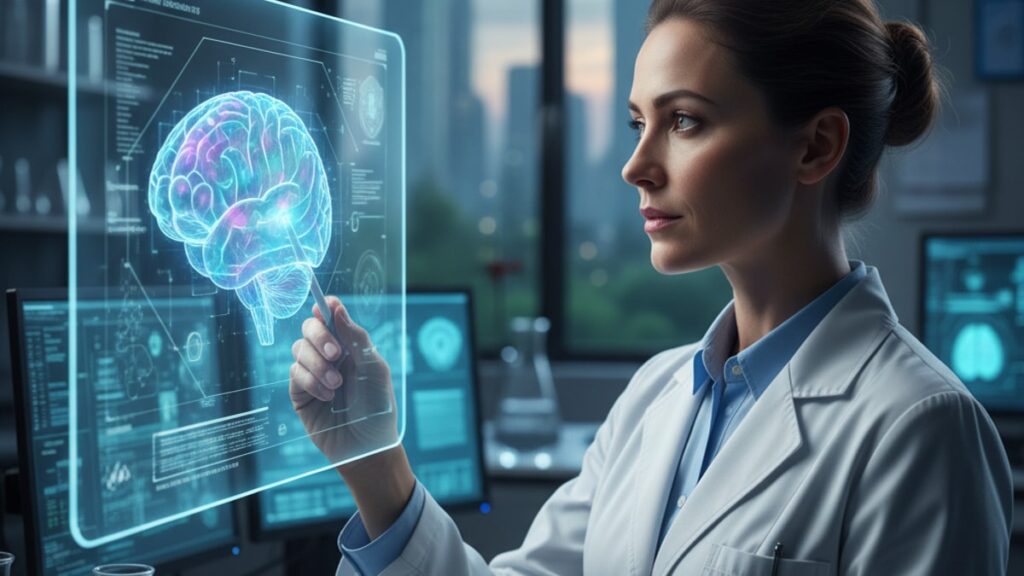 Blog Post: does p21 help brain health research - Professional illustration
