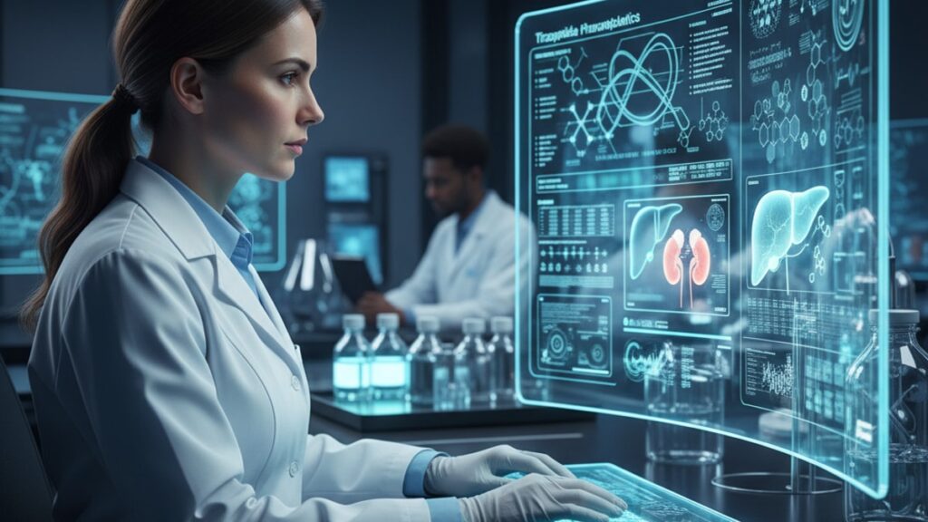 tirzepatide pharmacokinetics - Professional illustration