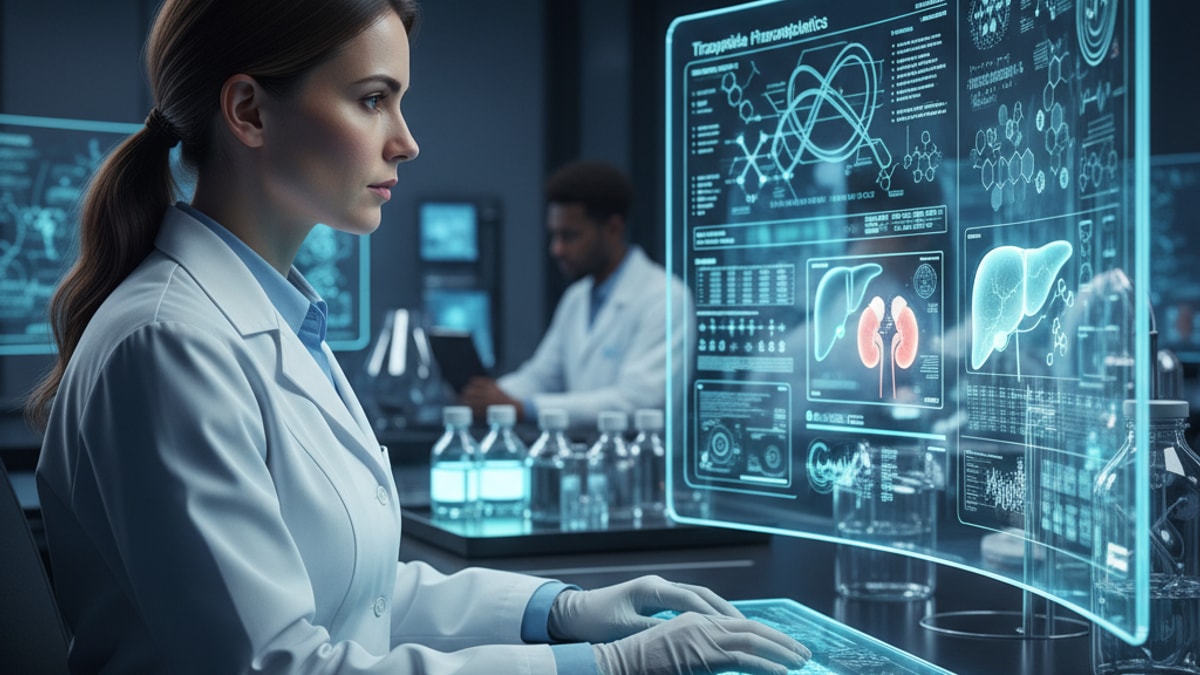 tirzepatide pharmacokinetics - Professional illustration