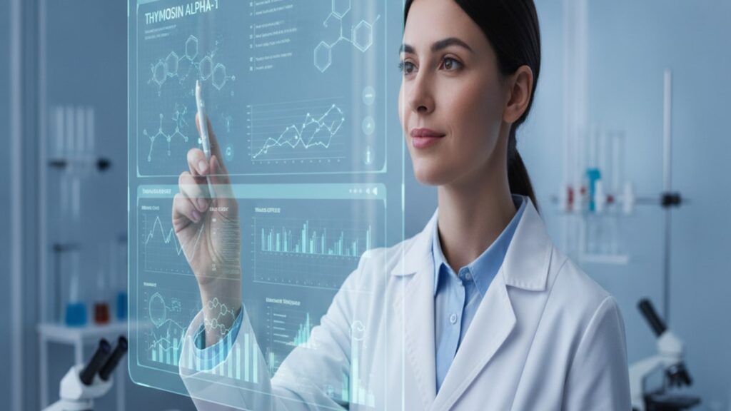 how long does thymosin alpha-1 take to work in research - Professional illustration