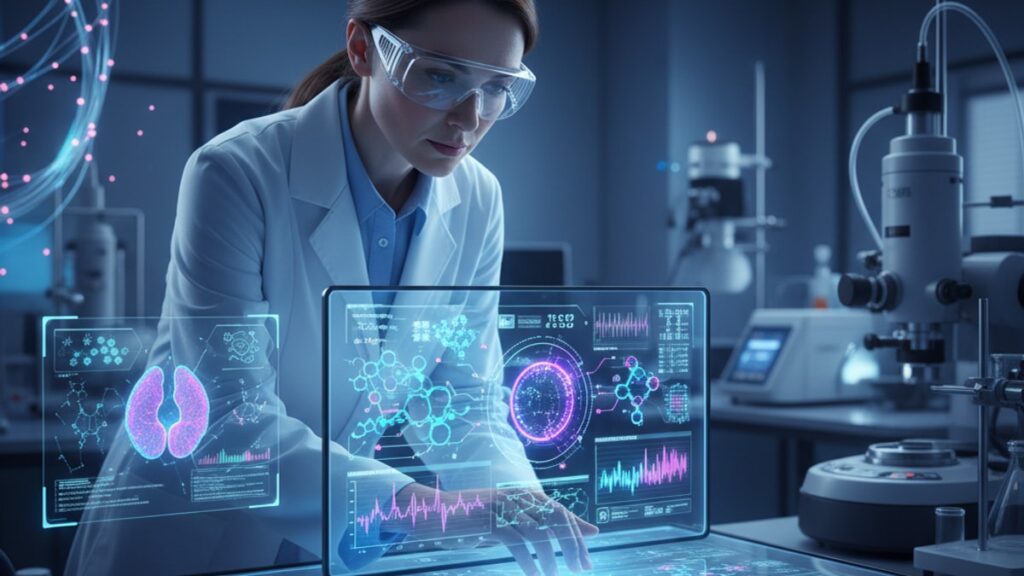 melatonin biomarkers - Professional illustration