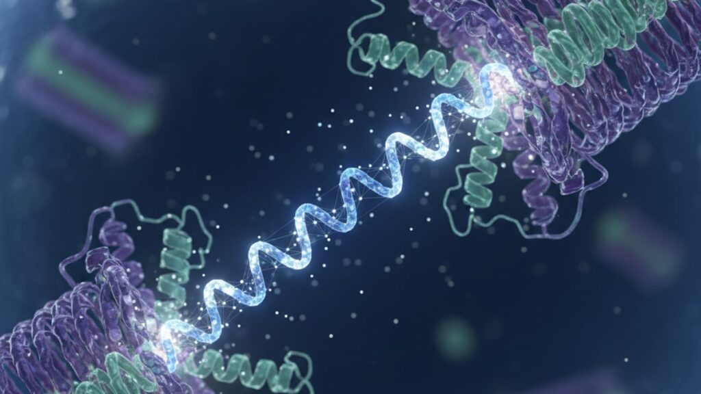 bpc-157 receptor pharmacology - Professional illustration
