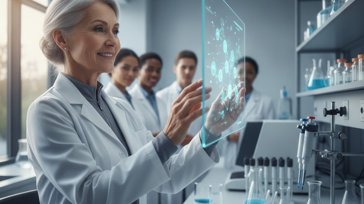senolytic research - Professional illustration
