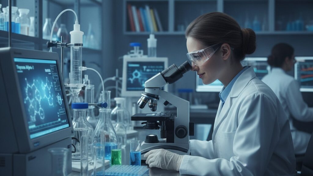 does thymosin alpha-1 work for t-cell research - Professional illustration