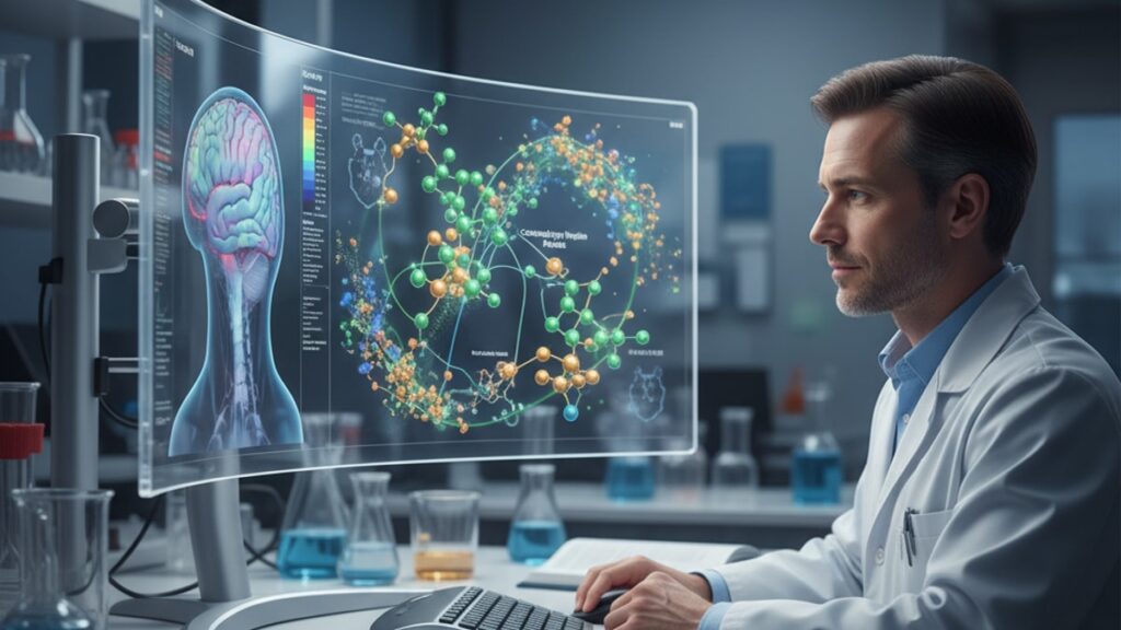 cerebrolysin parkinson's research mechanism - Professional illustration