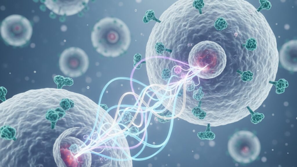 thymosin alpha-1 autoimmune research mechanism - Professional illustration