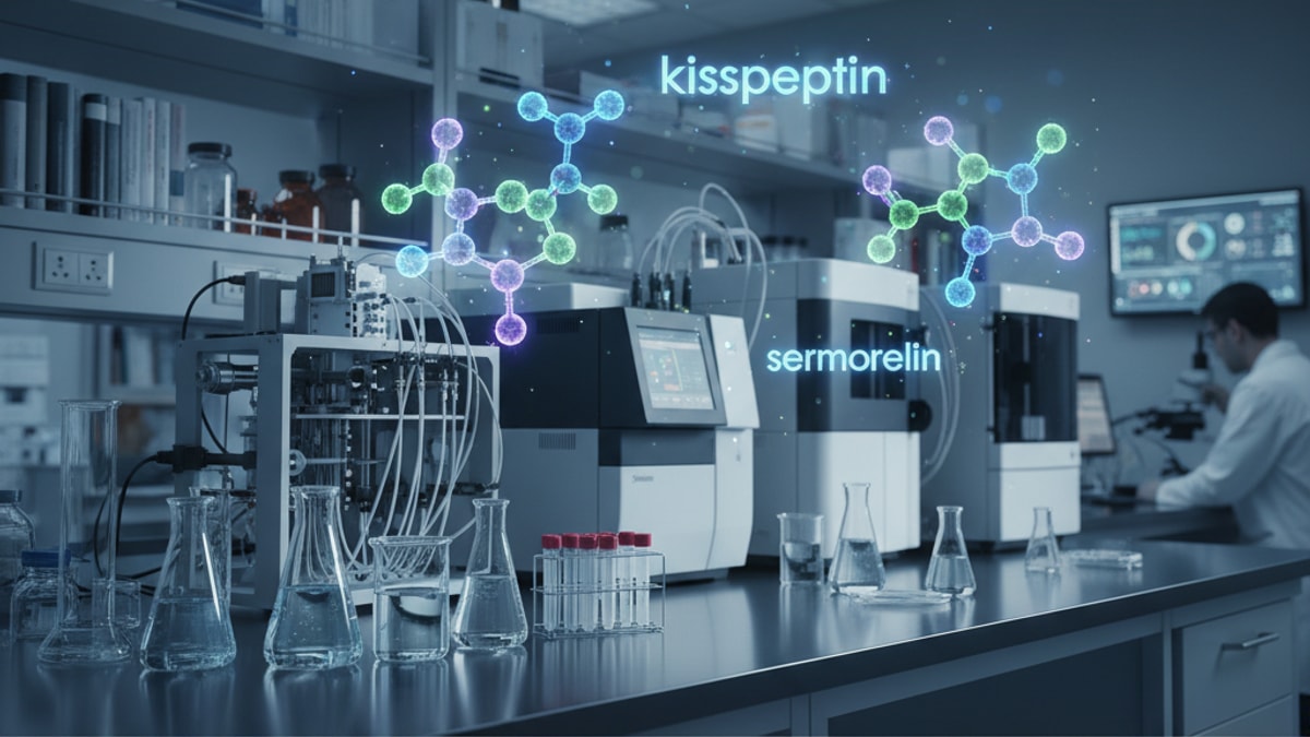 kisspeptin sermorelin for hormonal research - Professional illustration