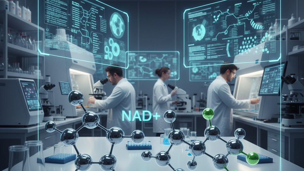 nad+ mots-c for metabolic research - Professional illustration