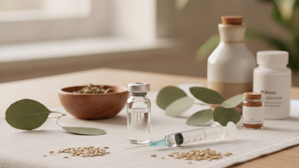 what does thymalin look like in solution - Professional illustration