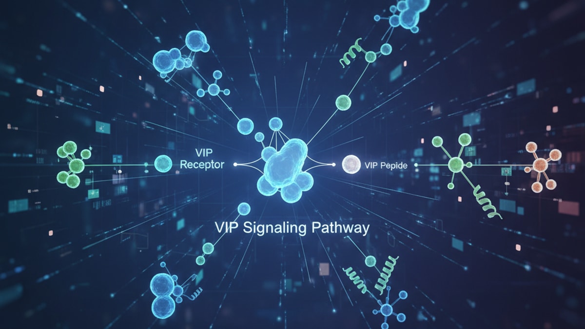 vip signaling pathway - Professional illustration