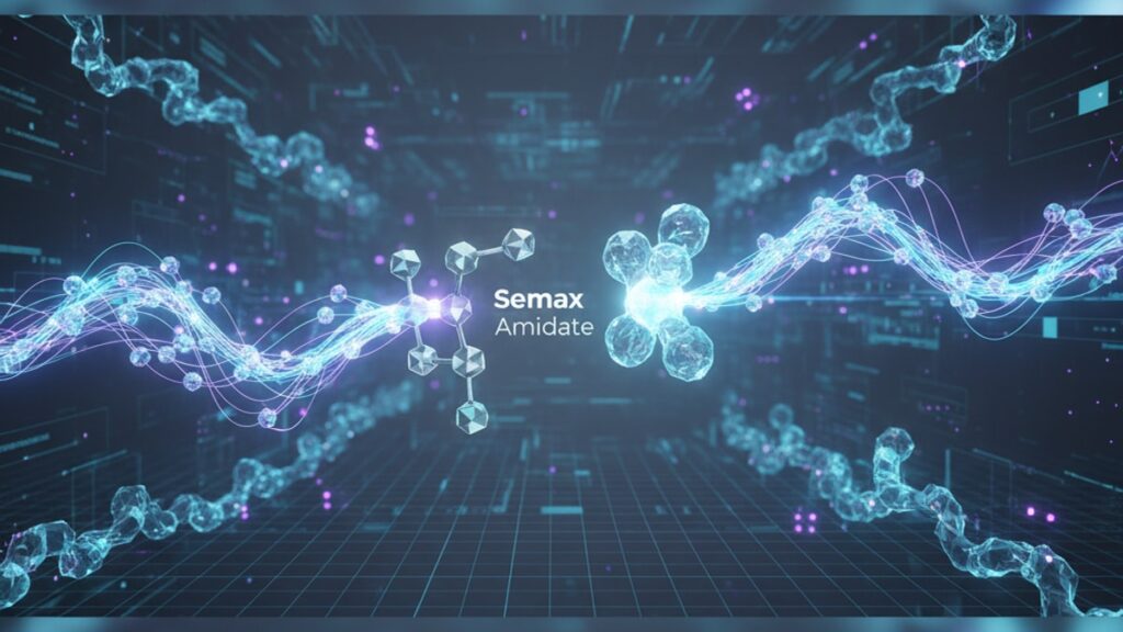 semax amidate signaling pathway - Professional illustration