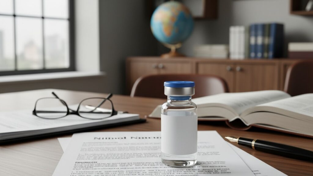 is ipamorelin legal to purchase for research - Professional illustration