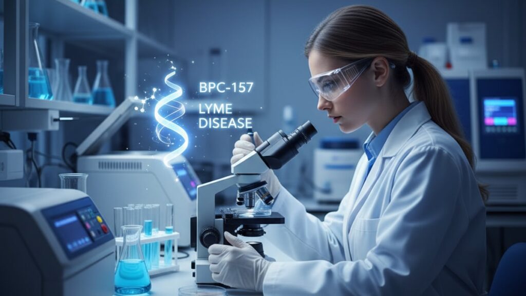 bpc-157 for lyme disease research - Professional illustration