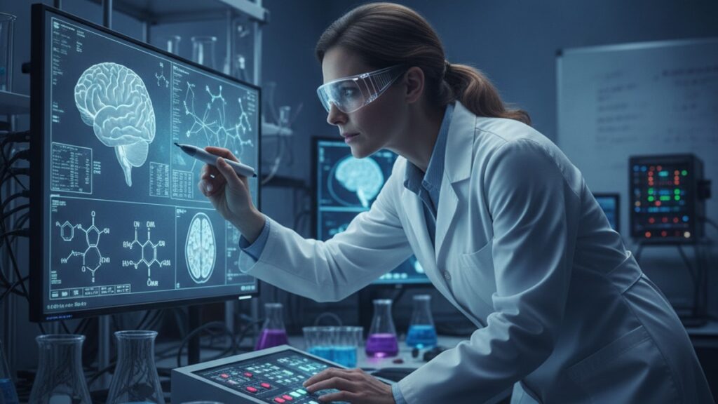 does tesofensine work for triple monoamine reuptake research - Professional illustration