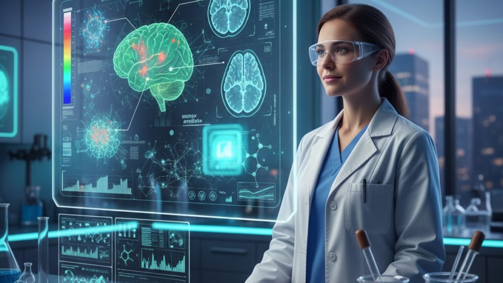 semax amidate for parkinson's research - Professional illustration