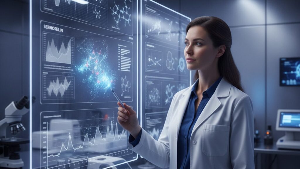 how long does sermorelin take to work in research - Professional illustration